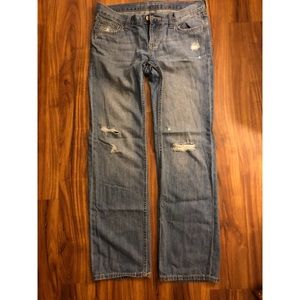 Old Navy Distressed Boyfriend Jeans Size 6